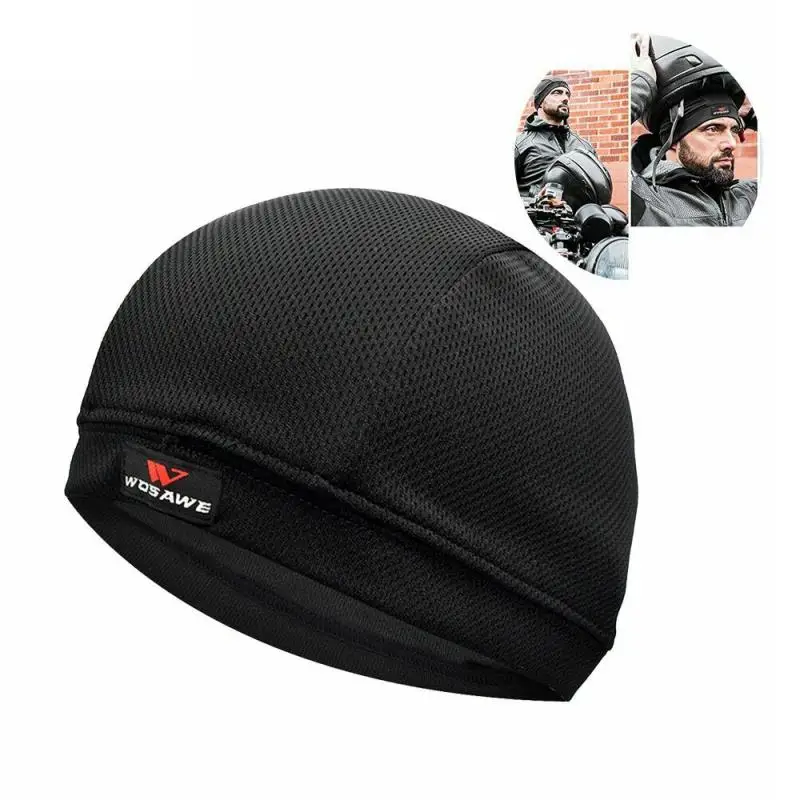 Comfortable and cool Motorcycle Bicycle Helmet Inner Liner Hat Moisture Wicking Cooling Quick-drying Cap | Спорт и развлечения