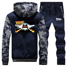 ##Special Price New Winter 2019 Coat Thick Back To The Future Car Mens Hoodies Funny Camouflage Sportswear Suit Warm Jacket+2 Piece Set Pants ##Special Price New Winter 2019 Coat Thick Back To The Future Car Mens Hoodies Funny Camouflage Sportswear Suit Warm Jacket+2 Piece Set Pants