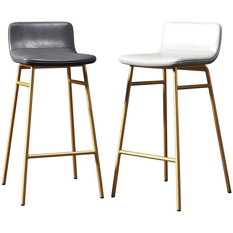 

Nordic ins net red bar stool simple high stool bar chair home iron back light luxury bar chair