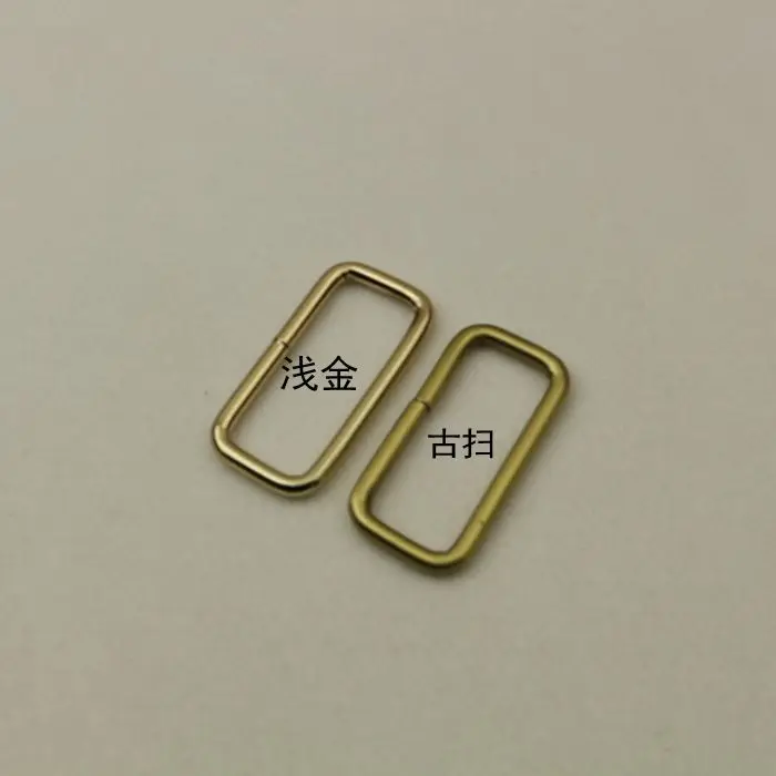 10 Pcs Per Lot "(5.0cm) Metal Handbag Accessories Asas Para Bolso Alloy Flat Rectangle Rings Fashion Cloth Buckle Button