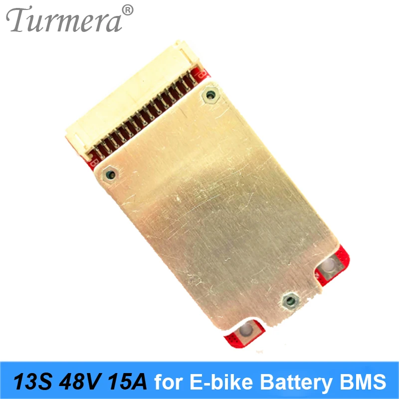 13S 48V 15A 18650 Защитная плата для литиевой батареи BMS для электронного велосипеда, набор элементов 46,8 V 54,6 V 13S