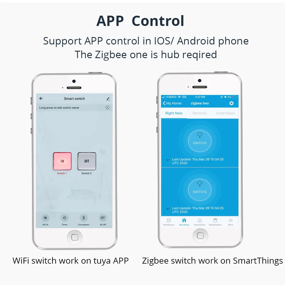 luz mini disjuntor modulo smartthings wink tuya 02