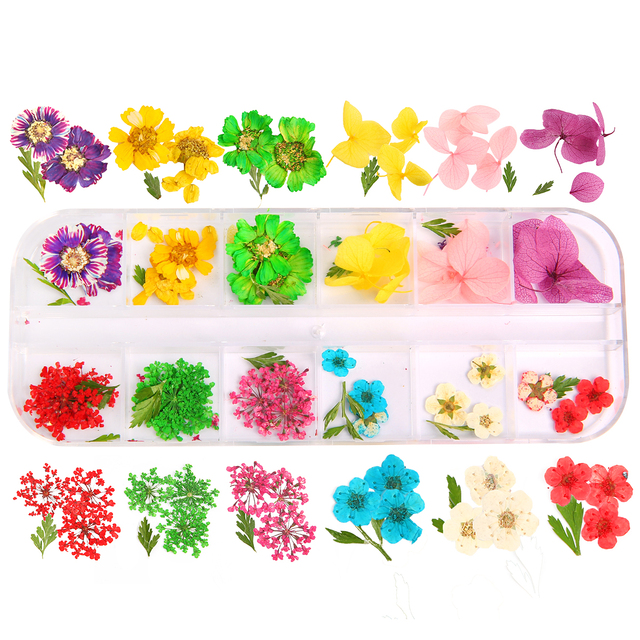 Dried Flowers Dry Plants for Resin Molds Fillings Epoxy Resin Pendant Necklace Jewelry Making Craft DIY Nail Art Decoration