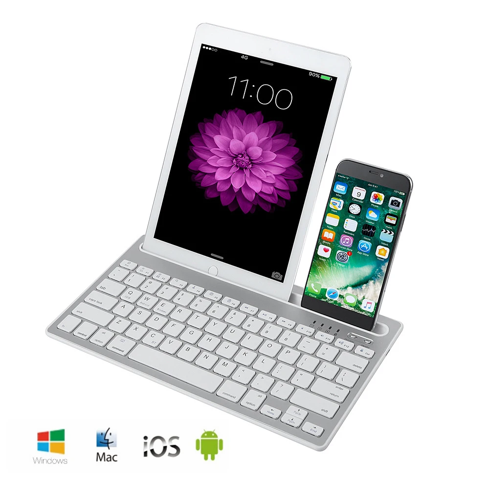 Портативная Bluetooth клавиатура, Беспроводная мини-клавиатура для iPad 2/3/4 Air 1 2, новинка Pro 9,7 Mini 1 2 3 4 5, клавиатура для планшета