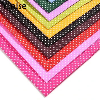

100x150cm Dot Cotton Polyester Fabric Cloth Patchwork Quilting Printed Fabrics DIY Clothing Tablecloth Sewing Thread Material