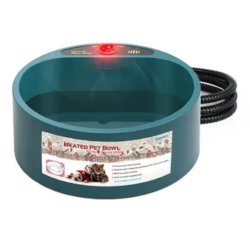 

Heated Dog Water Bowl Waterproof Smart Thermostat Metal Shell for Pets Supplies