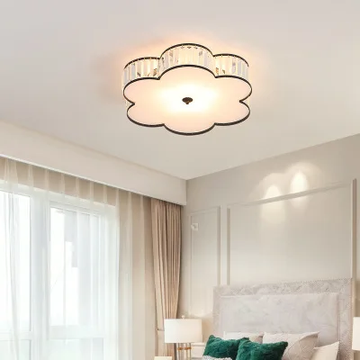 Хрустальный потолочный светильник s современные лампы led plafondlamp luminaria de led plafon Plafonnier светодиодный современный потолочный светильник - Цвет корпуса: Flower