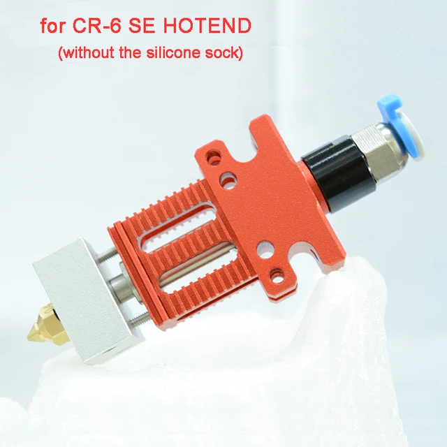 3D Printer Parts Extruder Hotend Kit Aluminum Heat Block Mk8 Nozzle  Without Heater Thermistor for Ender-3/CR-10/CR 10S Pro CR-6-SE