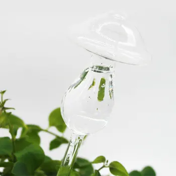 

Glass Mushroom Lazy Creative Drip Irrigation Household Green Plant Potted Automatic Watering Device Artifact Planting Pachine