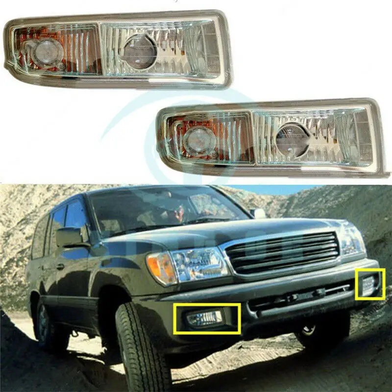 Для Lexus LX470 1998-2007 передний бампер для вождения Высокое качество противотуманный светильник в сборе 2 шт