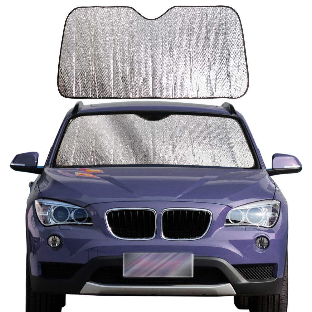 

Car Windshield Sun Shade Blocks UV Rays Sun Visor Protector Sunshade To Keep Your Vehicle Cool And Damage Free Thicken 5-Layer