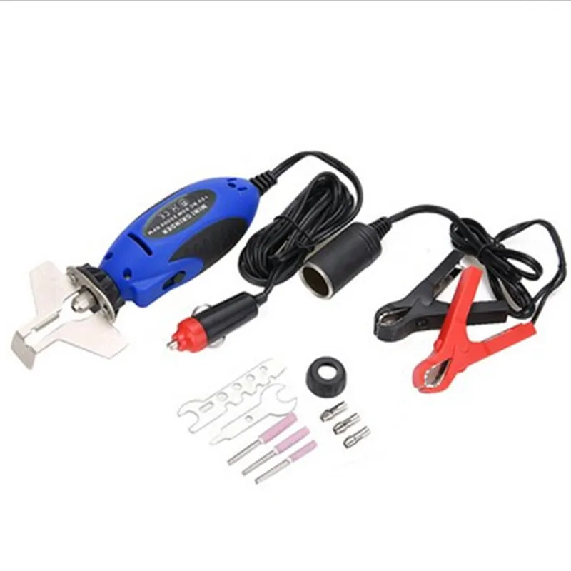 

12V Electric Hand Saw Folding Saw Chain Accessories Garden Knife Sharpener Chainsaw Chain Sharpener Grinder File Set Tool