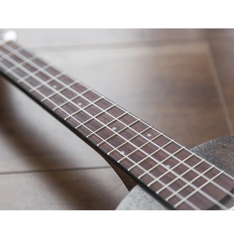 Ukulele Concert Ukulele 23 Inch 4 Strings Head Guitar Hawaiian Zebrawood Coffee Uke Stringed Instrument