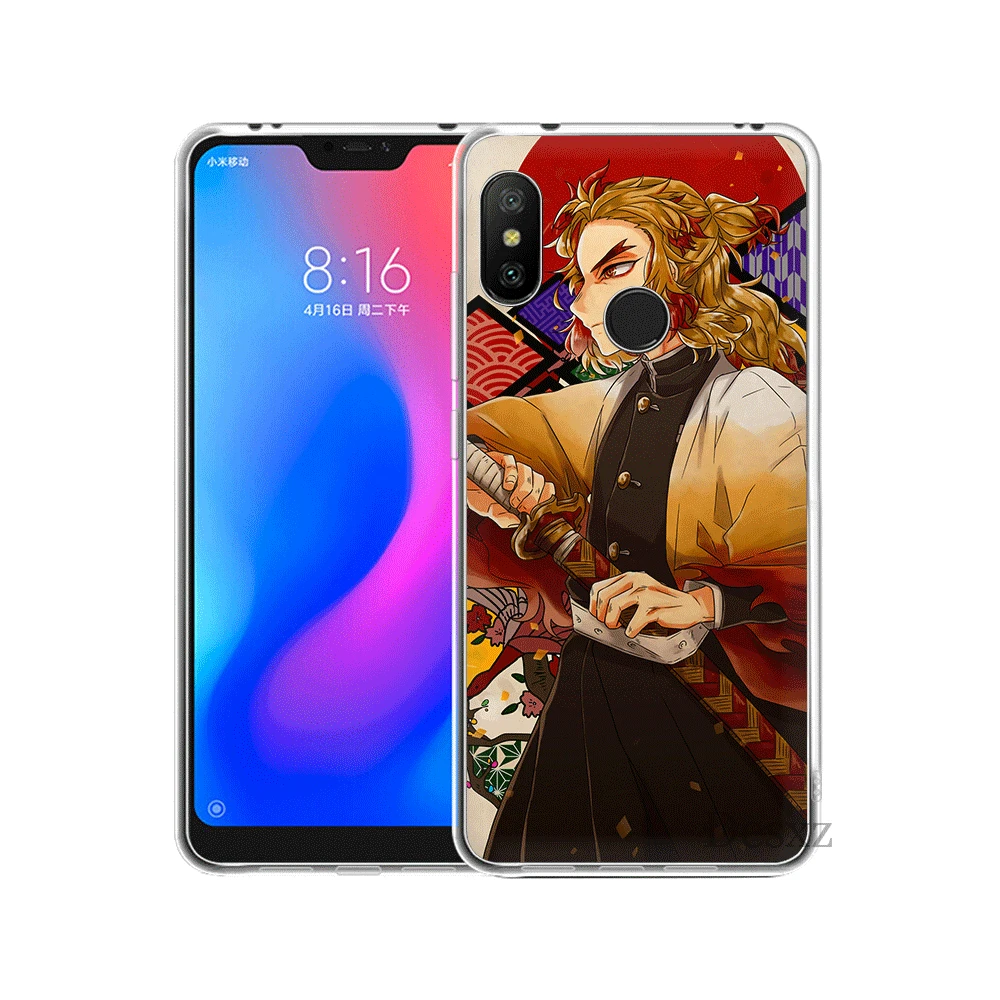 H8 Чехол для телефона для Xiaomi mi F1 9 9T MAX 3 A3 Pro CC9 CC9E 5 5S 6 mi x 2S 8 A1 A2 5X 6X Lite чехол Rengoku Kyoujurou убийца - Цвет: H8