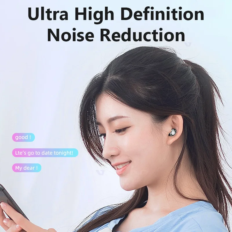 TWS Bluetooth 5.1 Earphones LED Display Mini Wireless Bluetooth Headphones Touch Stereo Sports Earbuds With Microphones Headsets