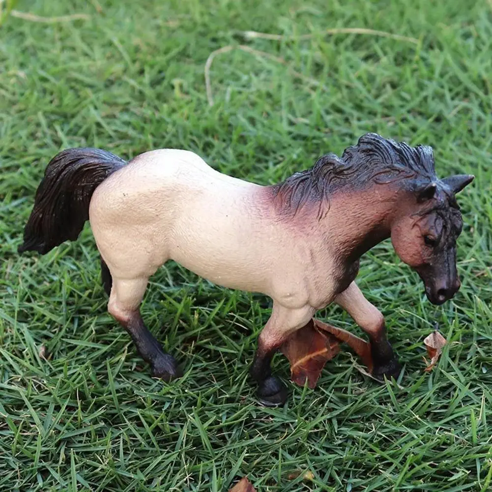 Реалистичный четверть жеребец лошадь животное фигурка стол Декор Развивающие детские игрушки новинка