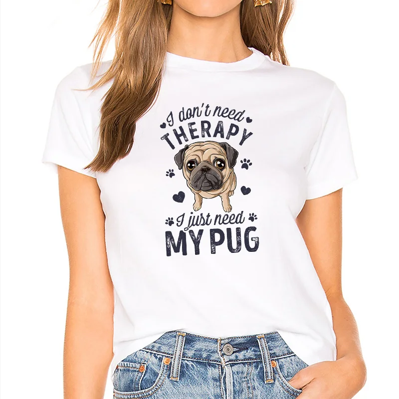 Pug t shirt women's Clearance