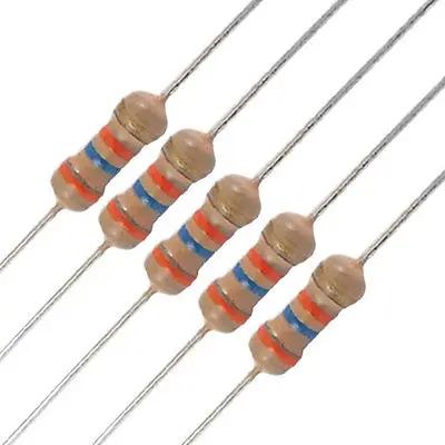 100x1/4 W 250V 36K ohm осевые провода резисторы из углеродистой пленки