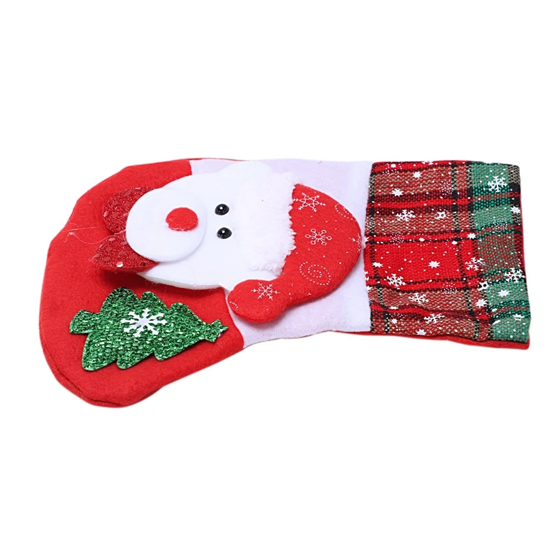 Подвеска-снеговик Санты, рождественские украшения, новогодние носки, рождественские украшения для дома, Рождественские елочные украшения