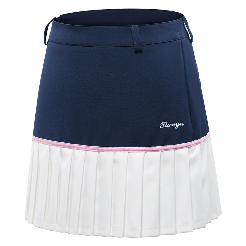 Одежда для гольфа женские юбки лето осень тонкий спортивный Теннис Бадминтон плиссированная юбка средней длины безопасные трусики короткие брюки