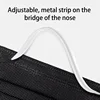 10-500Pcs Adults Mask Disposable individual Separate Package masque noir Anti-dust 3 Layer Ply Filter Black Mouth Face mask 5