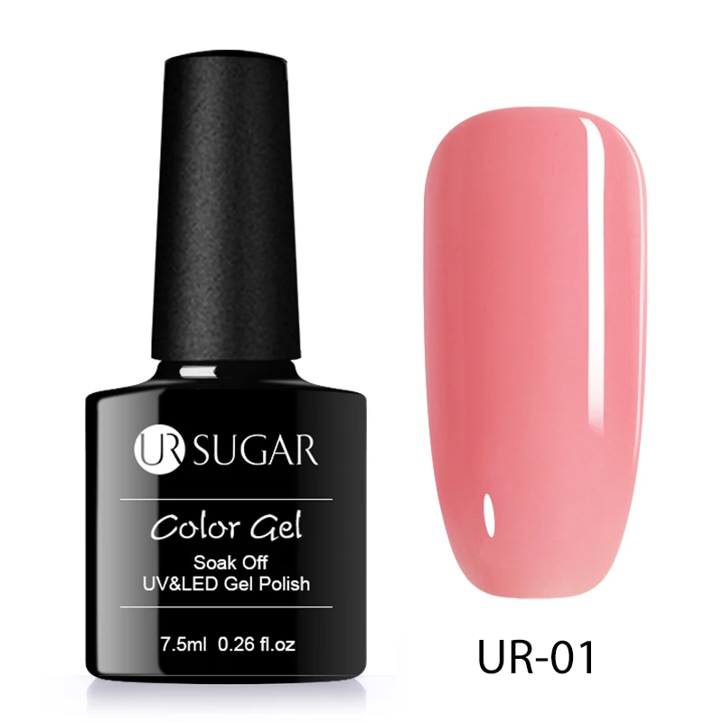 01 Ur Sugar 7,5 мл поливинилхлоридный акриловый гель для ногтей с кристаллами, УФ светодиодный Гель-лак для наращивания - Цвет: 01