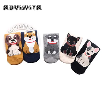 

Winter Fashion thermal black short women sock Christmas sports sox personality Female warm harajuku cotton cute animal pattern