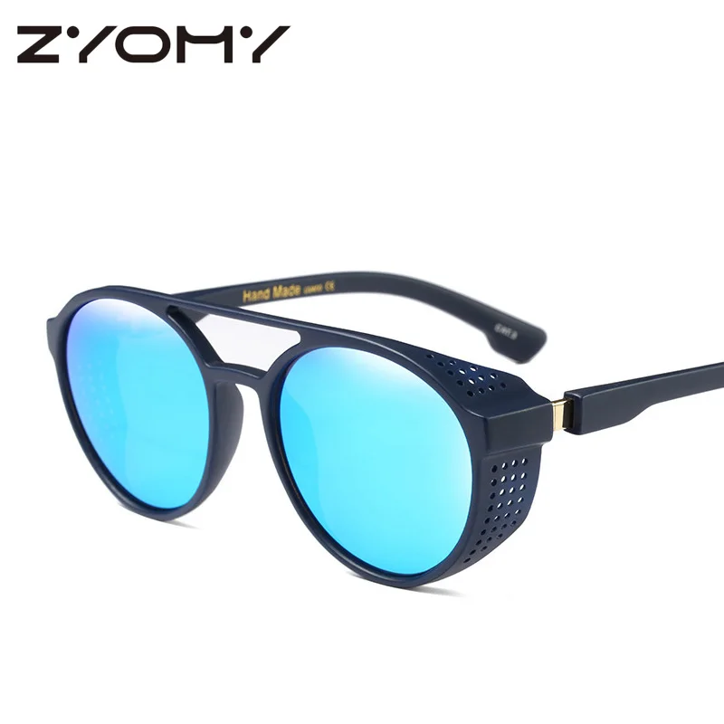 

Unisex Multicolors Fashion Eyeware Sunscreen Sunglasses European Style Frosted Glasses Metal Retro