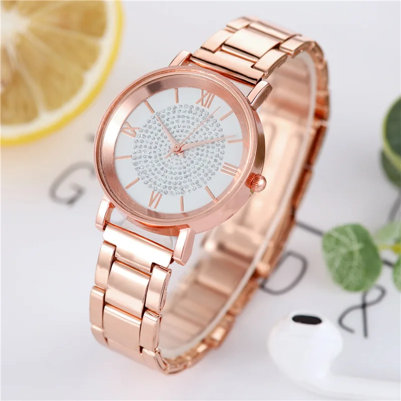1PC Women Watches Luxury Diamond Rose Gold Ladies Wrist Watches Magnetic Women Bracelet Watch For Female Clock Relogio Feminino