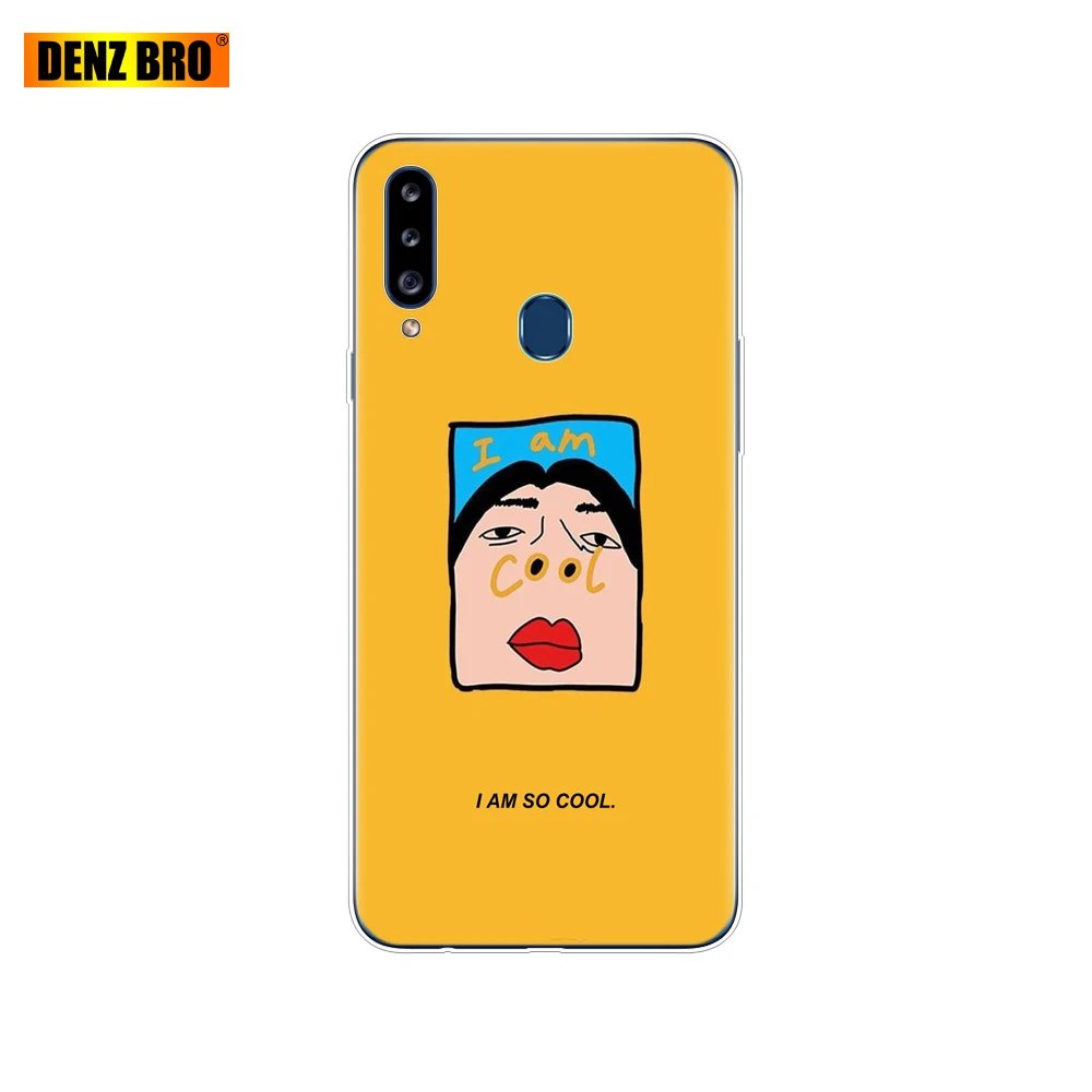 Силиконовый чехол для samsung Galaxy a20s, чехол-бампер для Galaxy a20s, мягкий чехол для телефона из ТПУ для samsung A20s A 20s a207, SM-a207f, чехлы - Цвет: 61659