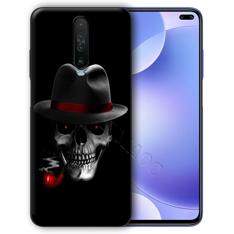 Мягкий ТПУ чехол YIMAOC Horror Skull для Xiaomi Redmi mi Note MAX 3 6 6A 7 mi6 mi8 9 se a1 a2 Pro Lite go pocophone