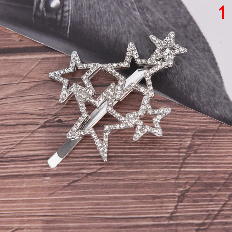 

Clips Hairstyle Design Styling Tool Hair Accessories Shiny Crystal Rhinestones Hairpins Barrettes Snowflake Rabbit Shape Hair