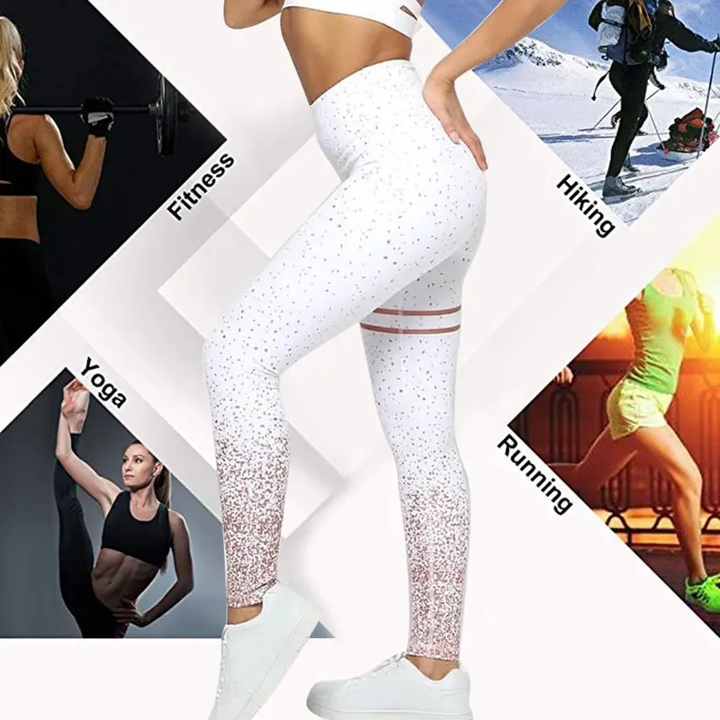 Women Sport Fitness Legging High Waist Gym Energy Running Push Up Leggings Workout Sports Stretchy Pants Femme Leggings C22