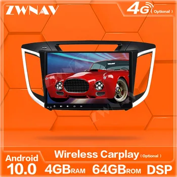 

carplay Android 10 screen multimedia player For Hyundai Creta ix25 2014-2018 GPS navigation Auto Audio Radio stereo BT head unit