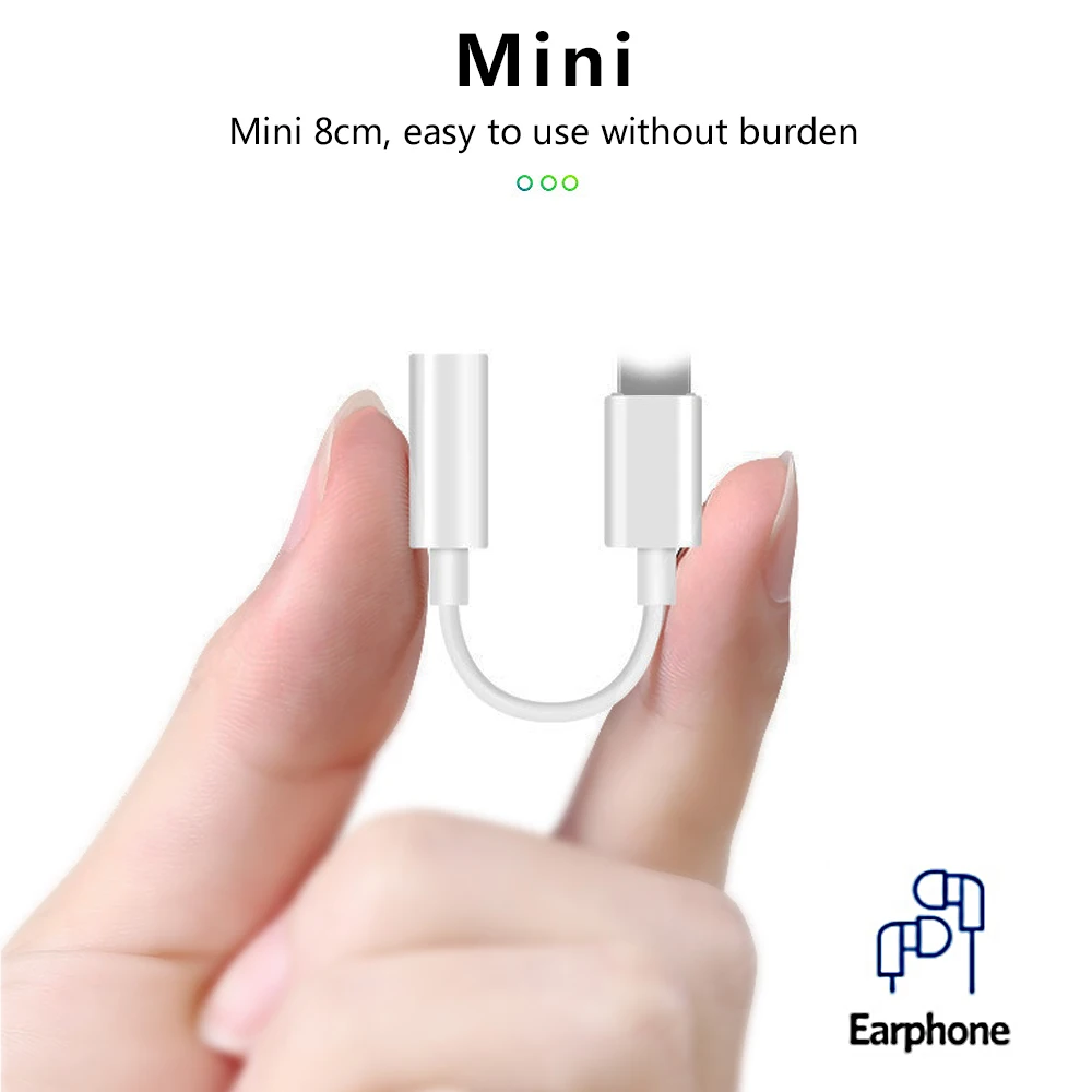 

3.5mm Jack Headphone Audio Adapter Cable Fit All IOS System 8 7 X XS MAX XR 3.5 Headset Audio Adaptador Adaptateur