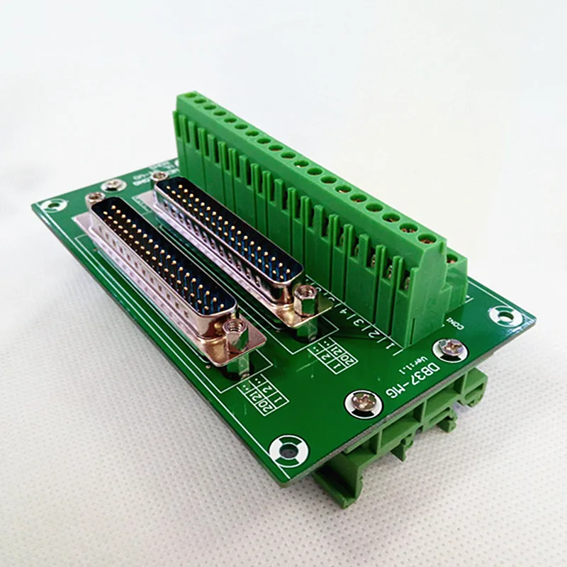 D-SUB DB37 Double Male Header Breakout Board, Terminal Block, Connector. US$22.98