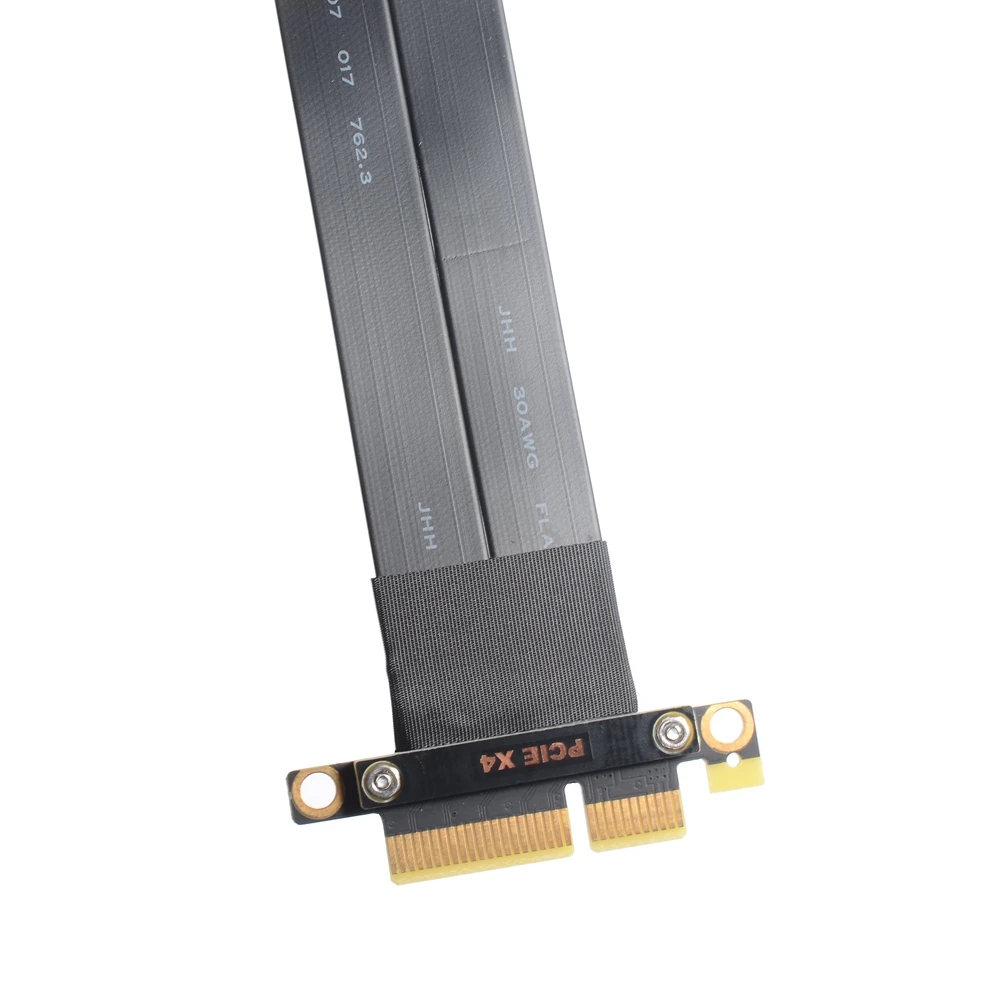 Pci-e 4x 16x Riser Cabo de Extensão Pci Express Pcie x4 para X16 Extensor Adaptador Cabo 0.05m 1m 90 Graus Cabos de computador e conectores - Imagem 3