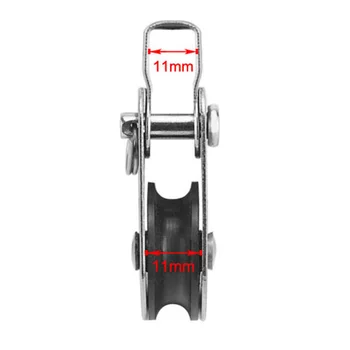 

Stainless Steel Pulley Equipment Tool Nylon Sheave Block With Removable Pin