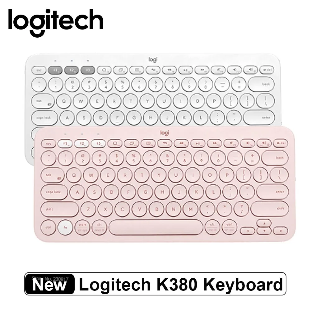 Беспроводная Bluetooth клавиатура Logitech K380 портативная многофункциональная для ПК