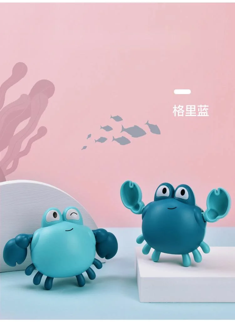 2021 Newest Cartoon Animal Crab Classic Baby Water Toys Infant Turtle Wound-up Chain Clockwork Baby Swimming Bath Toy 7