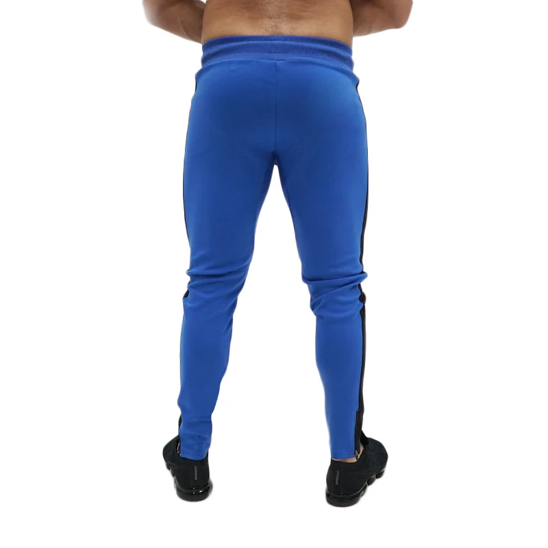 Spring And Summer New Style Amazon Foreign Trade Men Skinny Joint Athletic Pants Fashion Drawstring Slim Fit Casual Pants M