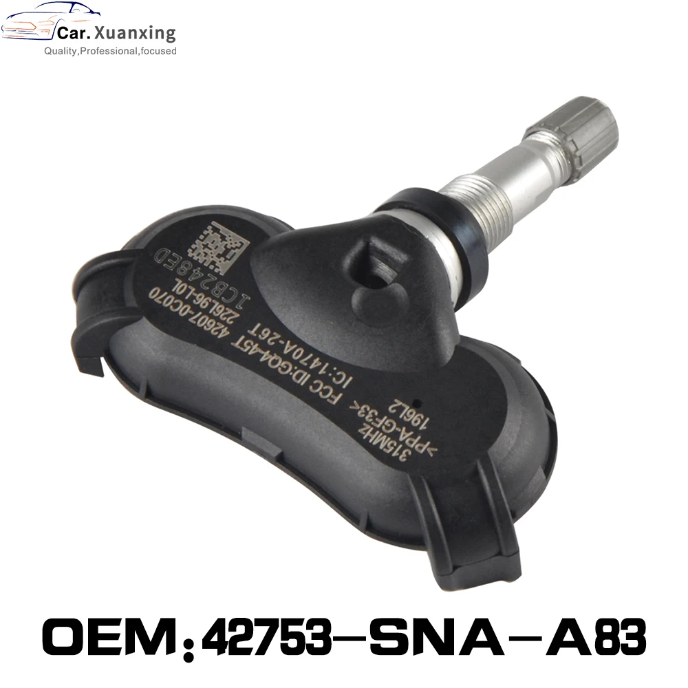 42753-SNA-A83 датчик давления в шинах Система мониторинга TPMS 315 МГц для Honda Odyssey Civic CR-Z Fit 42753-SNA-A830-M1