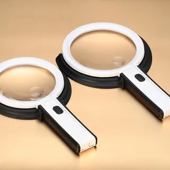 

Optical K9 Folding Light Magnifying Glass Desktop Desktop Magnifying Glass Reading Magnifying Glass