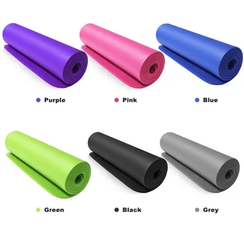 

Yoga Training Thickened Yoga Mat Multi-functional Non-slip Yoga Mats 1830mm*610mm*10mm Purple Indoor Exercise Tools
