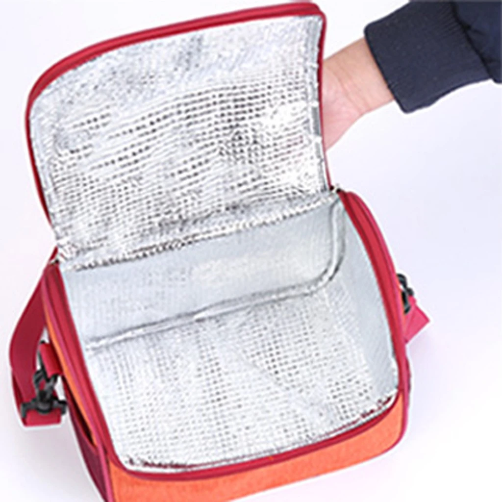 Maison Fabre Portable Thermal  Lunch Box Leakproof Waterproof  Women Kids Men Shoulder Food Picnic Multifunctional Tote Bag 906