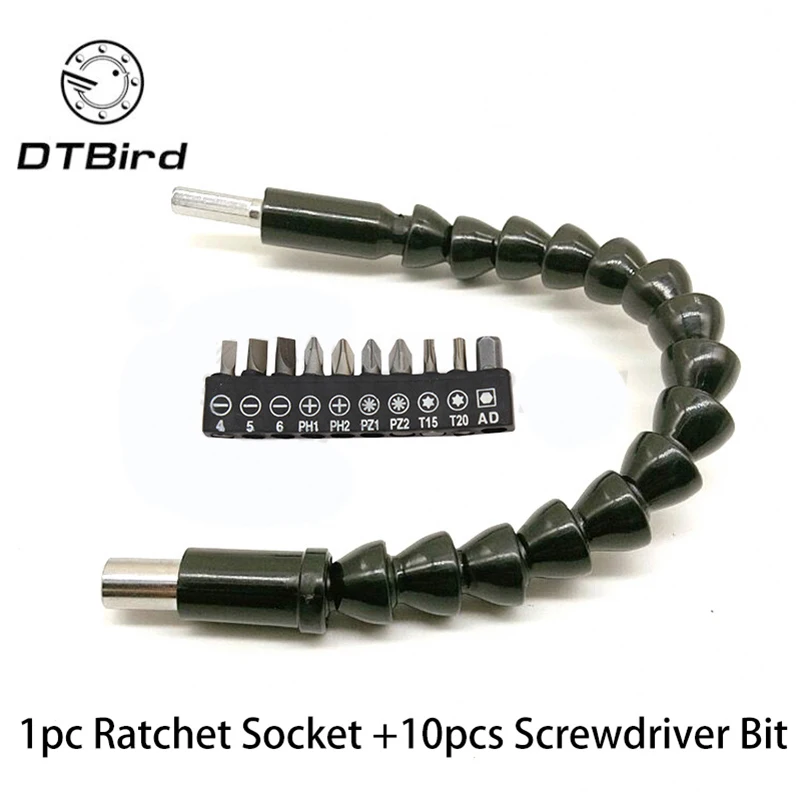 Snake Flexible Cardan Shaft Charging Drill Electric Screwdriver Bit Special-Universal Extension Wand Hose Connection | Инструменты