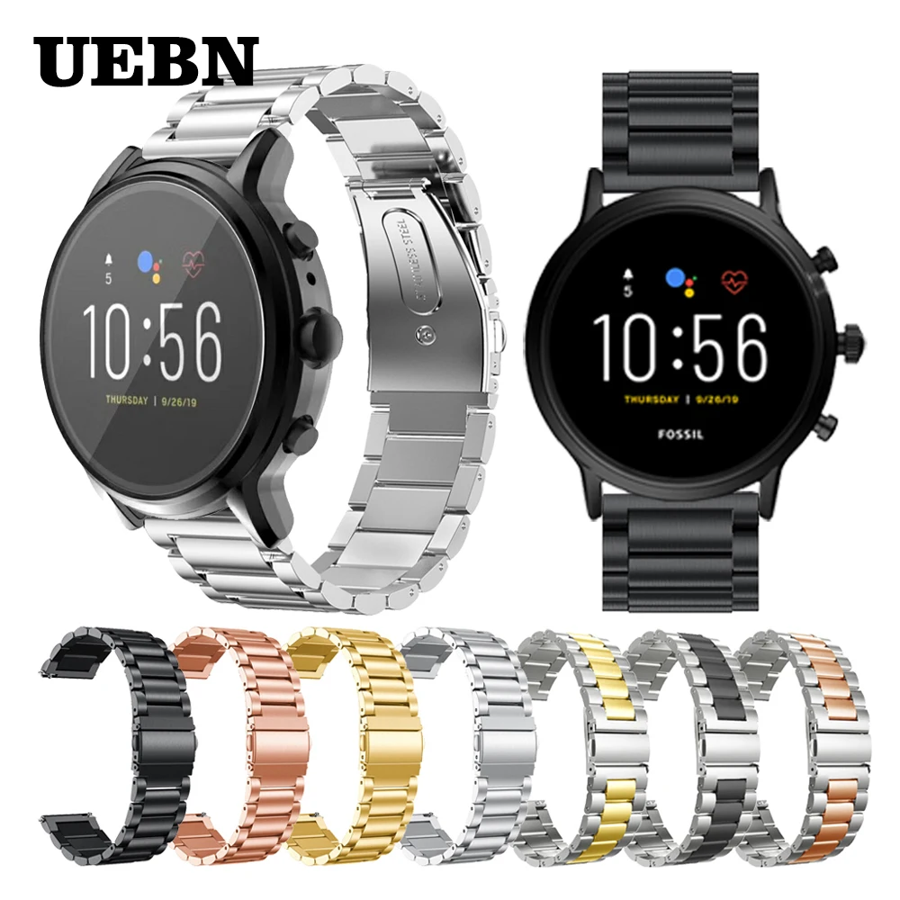 fossil smartwatch metal