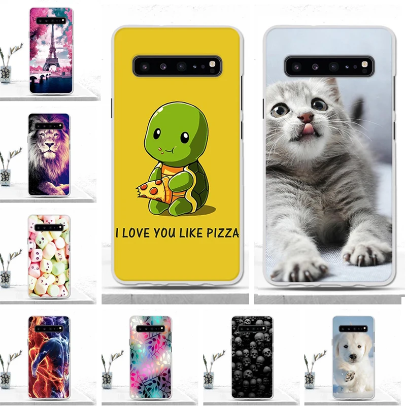 Case For Samsung Galaxy S10 (5G) Cover Luxury Soft TPU Silicone Phone Fundas SM-G977N Bag | Мобильные телефоны и