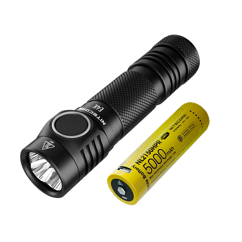 Светодиодный фонарик NITECORE E4K CREE XP-L2 V6 LED 4400 lumens светодиодный аккумуляторной