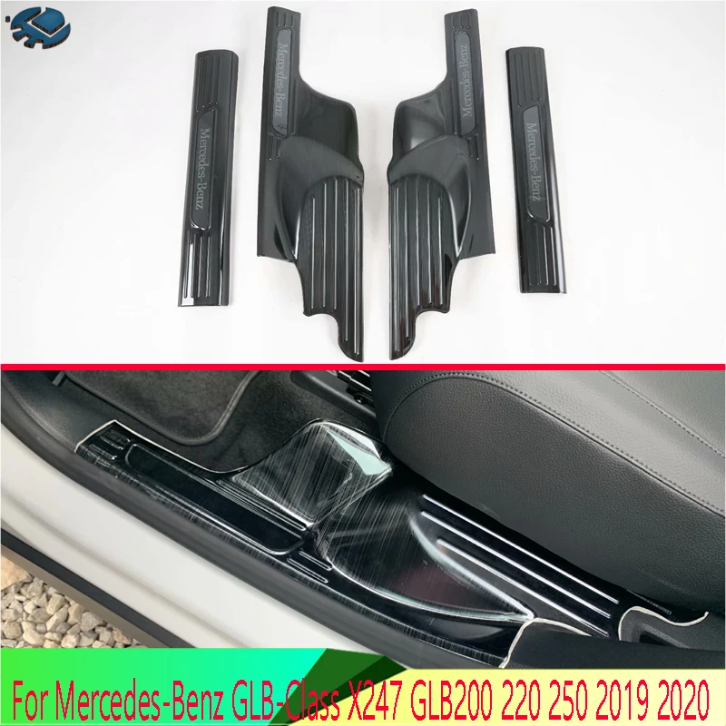 Для Mercedes-Benz GLB-Class X247 GLB200 220 250 2019 2020 внутренняя панель для порога Накладка |